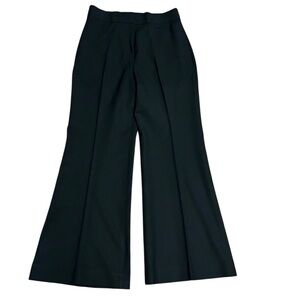 Rebecca Taylor Wool Blend Black Pants Wide Leg Size 2 Dress Pants Trousers